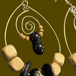 Hoops with beads